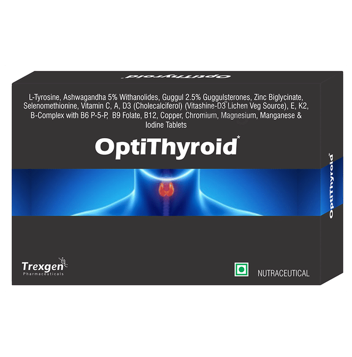 Trexgen OptiThyroid for Hypothyroidism Support | Tablet