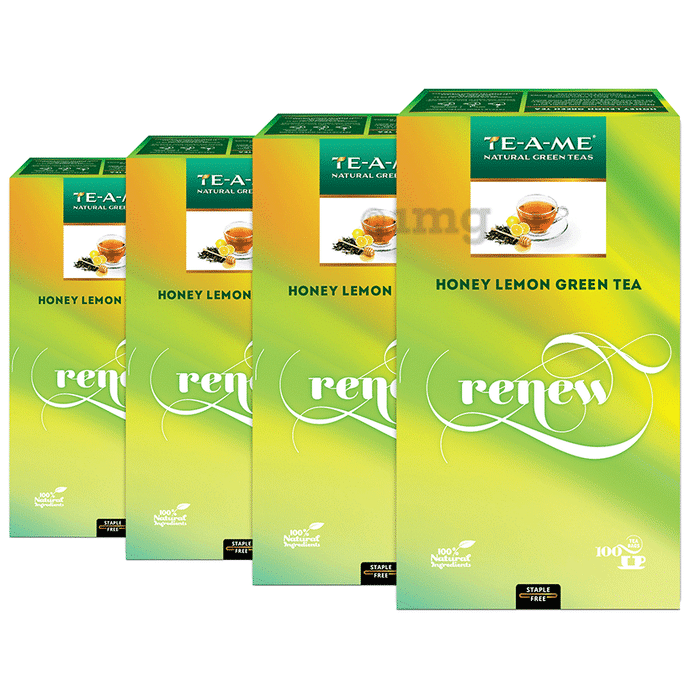TE-A-ME Honey Lemon Green Tea Bags (100 Each)