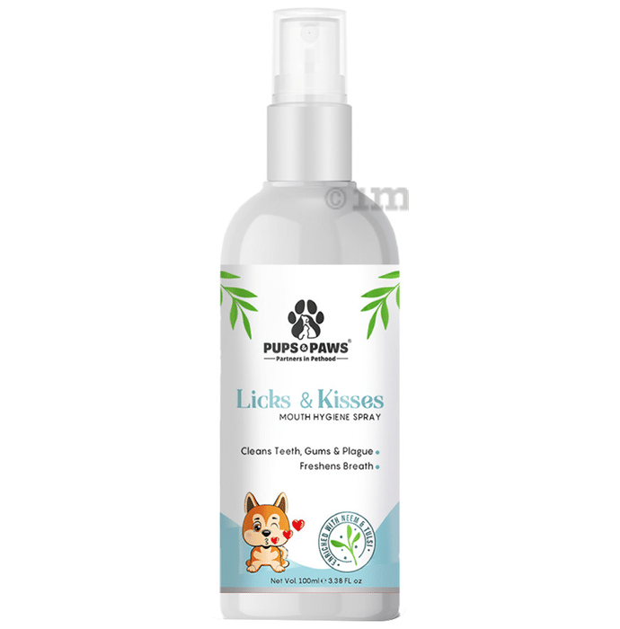 Pups and Paws Licks & Kisses Mouth Hygiene Spray