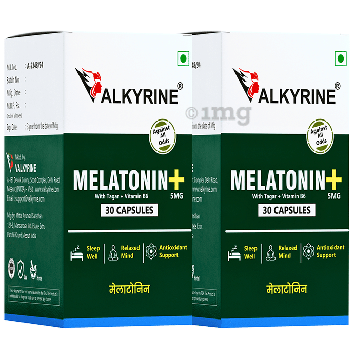 Valkyrine Melatonin Plus 5mg Capsule (30 Each)
