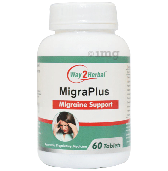 Way2Herbal Migra Plus Migraine Support Tablet