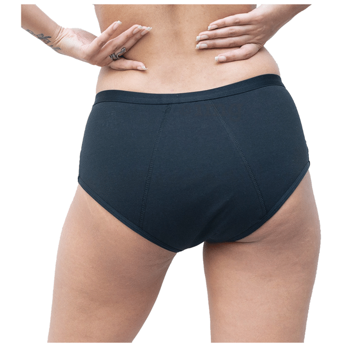 SochGreen Organic Brief Stain Free Period Panty  Black Large