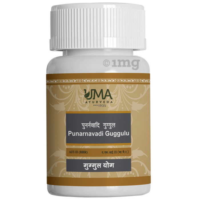 Uma Ayurveda Punarnavadi Guggul Tablet