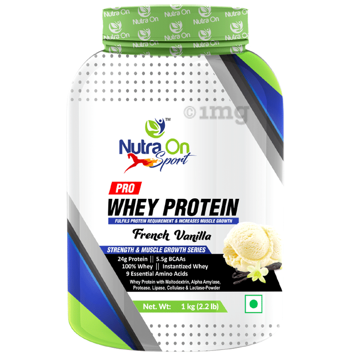 Nutra On Sport Pro Whey Protein Powder French Vanilla