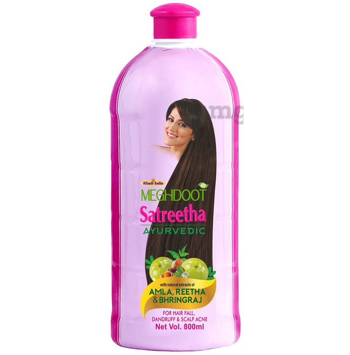 Meghdoot Ayurvedic Satreetha Shampoo for Dandruff and Scalp Acne