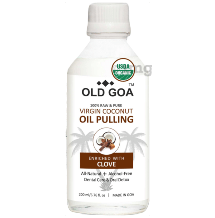 Old Goa 100% Raw and Pure Virgin Coconut Oil Pulling Enriched with Clove