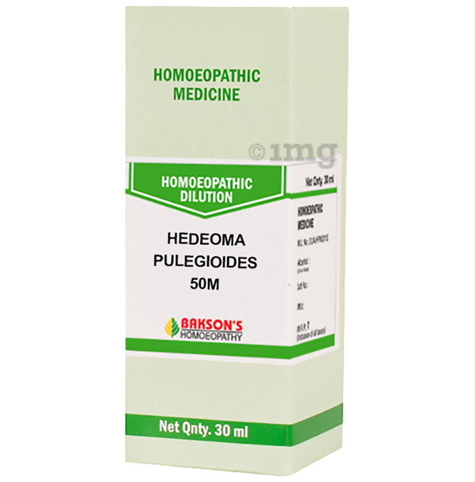 Bakson's Homeopathy Hedeoma Pulegioides Dilution 50M