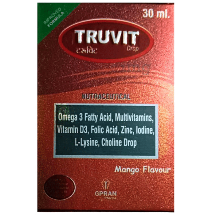 Truvit Oral Drops Mango