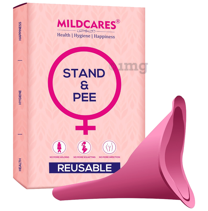 Mildcares Pink Reusable Stand & Pee