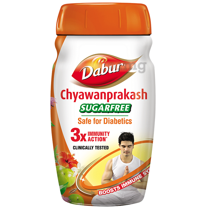 Dabur Chyawanprakash Sugar-Free (Chyawanprash) | Suitable for Diabetics & Boosts Immunity