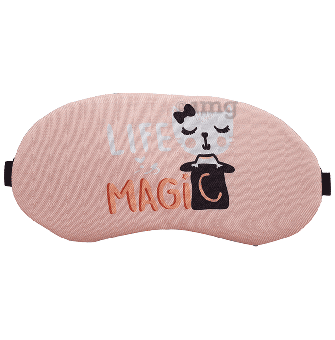 Jenna  Sleeping Eye Mask for Insomnia, Puffy Eyes and Dark Circles Magic Pink