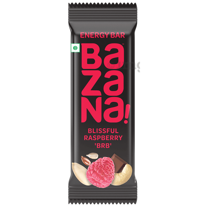 Bazana Energy Bar Blissful Raspberry