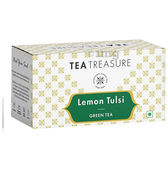 Tea Treasure Lemon Tulsi Green Tea Bag (2gm Each)