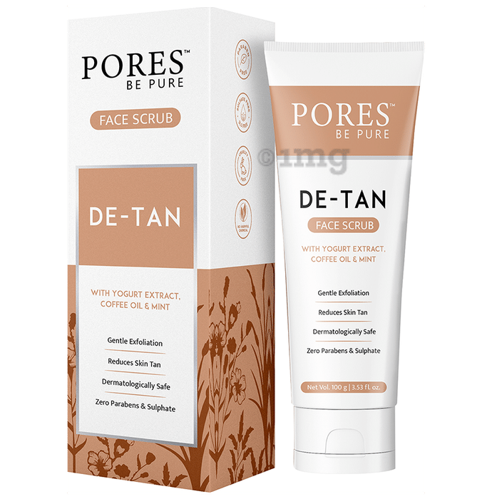 Pores Be Pure De-Tan Face Scrub