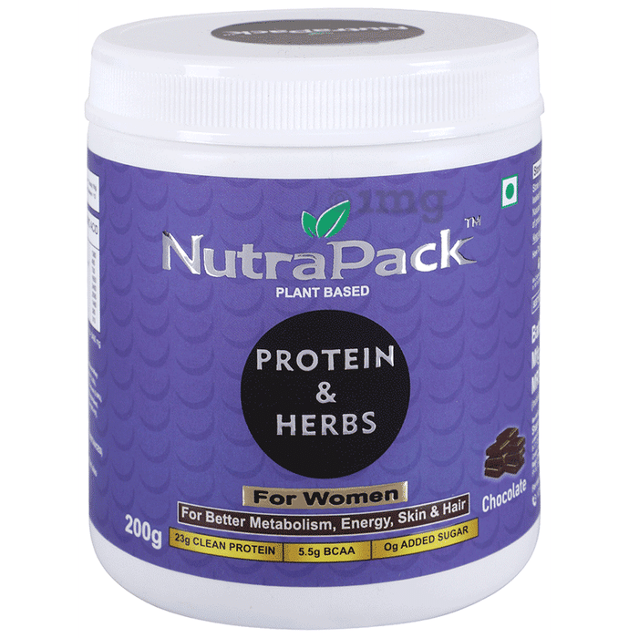 NutraPack Protein & Herbs For Women (200gm Each) Powder Chocolate
