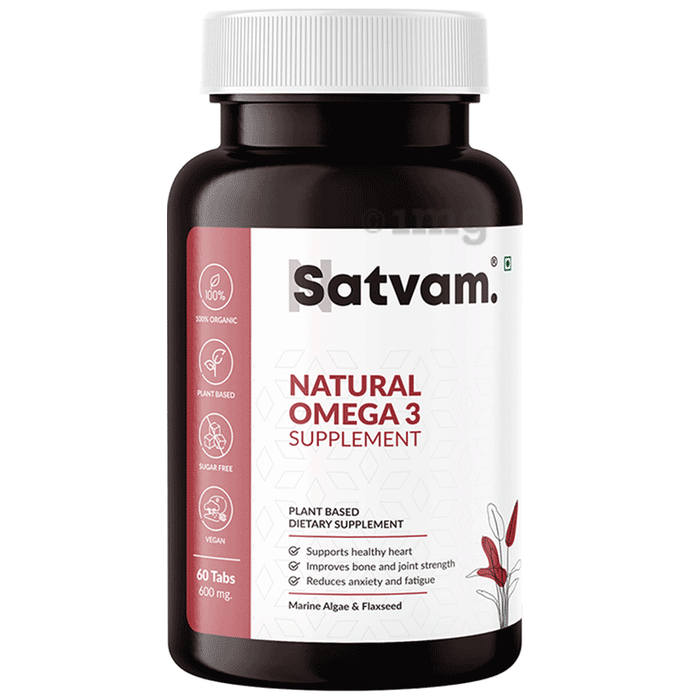 Satvam Natural Omega 3 Supplement Tablet