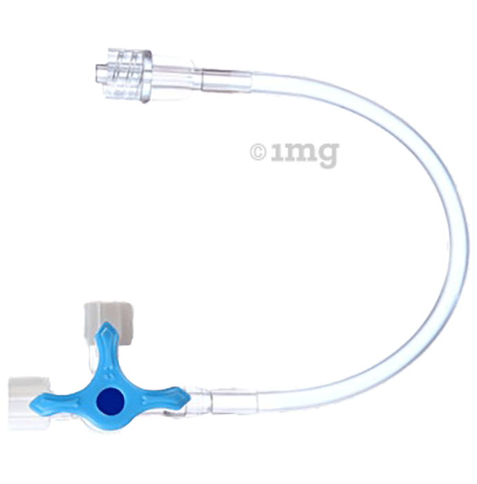 Polymed Polyway 3 Way Connector With Extension Tubing 100cm