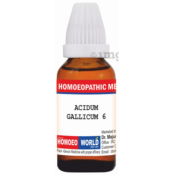 Dr. Majumder Homeo World Acidum Gallicum Dilution (30ml Each) 6