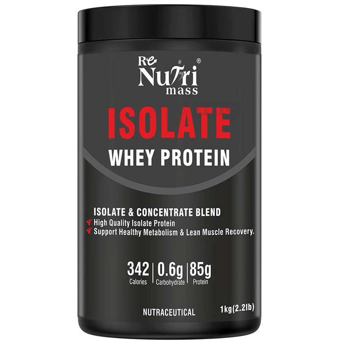 Re Nutri Mass Isolate Whey Protein Belgium Chocolate