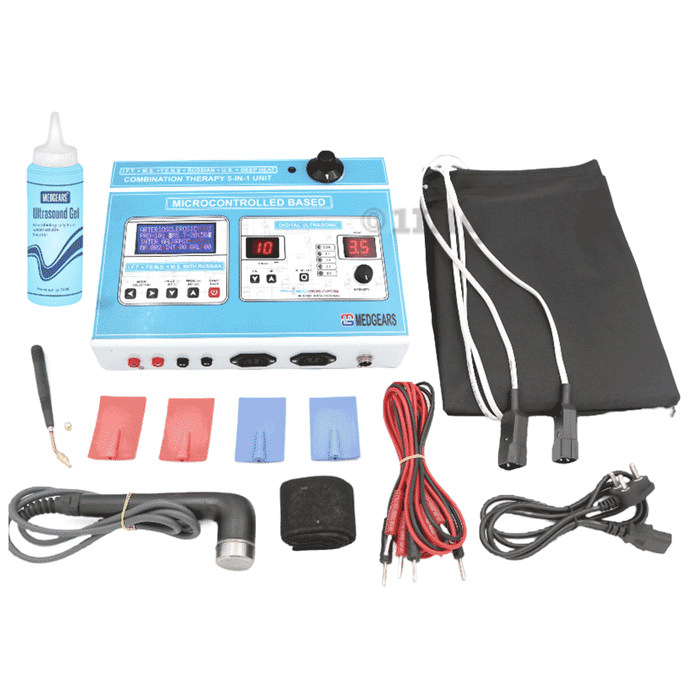 MEDGEARS Physiotherapy Machine Combination Electro Therapy Ultrasonic With  Tens for All Pain Relief With One Year warranty Physiotherapy equipment  Electrotherapy Device Price in India - Buy MEDGEARS Physiotherapy Machine  Combination Electro Therapy