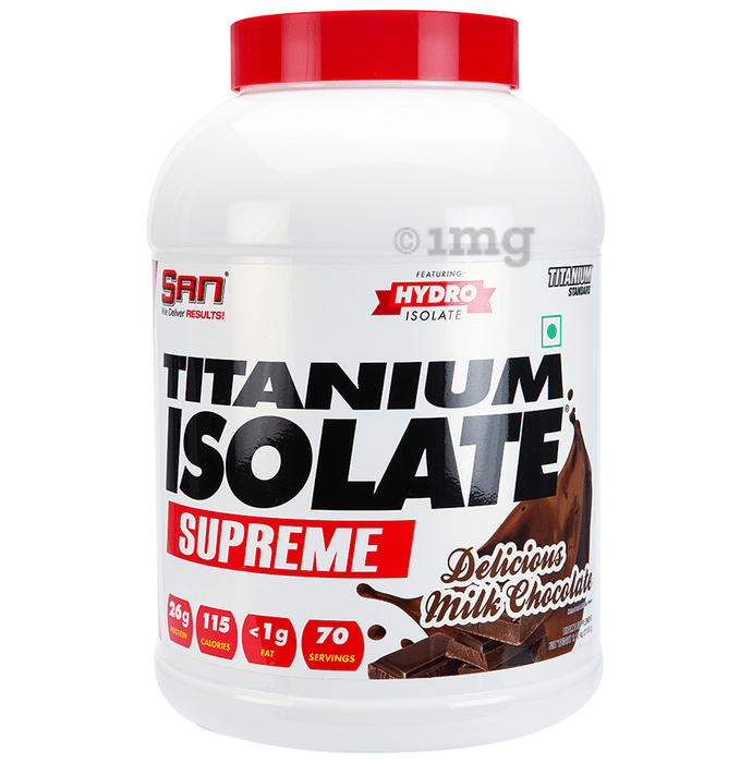 San Titanium Isolate Supreme Delicious Milk Chocolate Powder