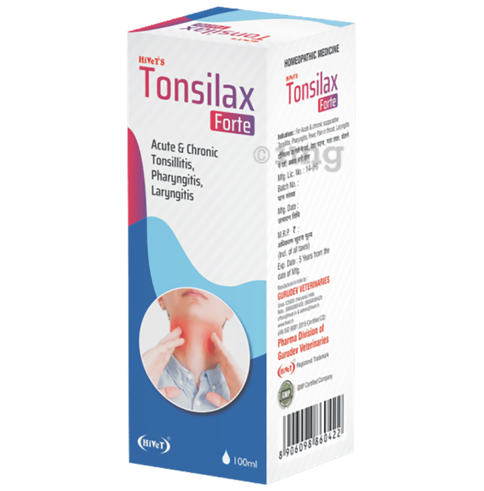 Hivet Tonsillax Forte Syrup