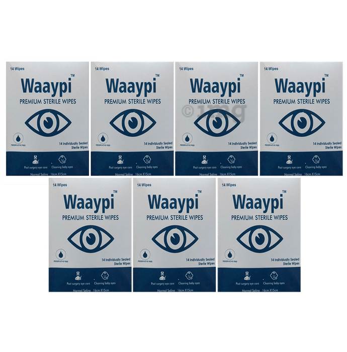 Waaypi Premium Sterile Wipe (14 Each)