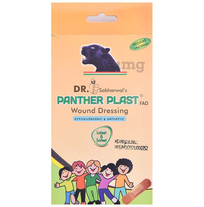 Dr. Sabharwal's Panther Plast FAD Wound Dressing Bandage Regular