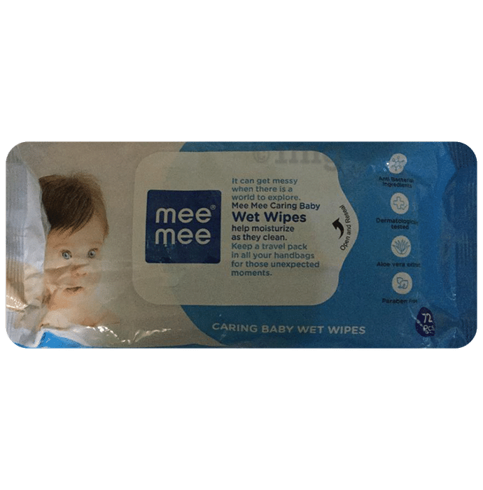 Mee Mee Baby Aloe Vera Wet Wipes | Paraben Free