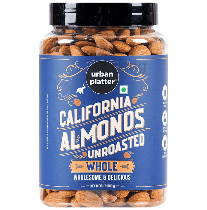 Urban Platter California Almonds Unroasted Whole