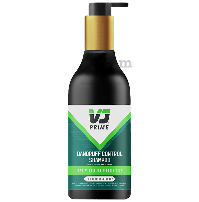 V J Prime Dandruff Control Shampoo Brew Series Green Tea