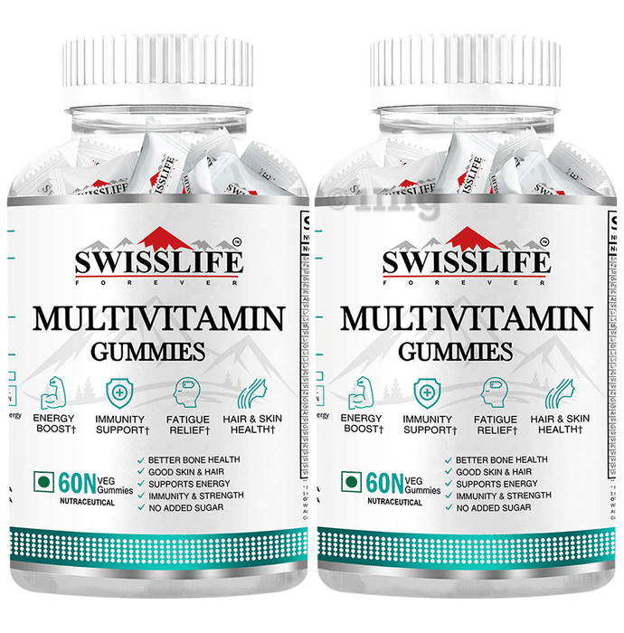 SWISSLIFE FOREVER Multivitamin Veg  Gummies (60 Each)