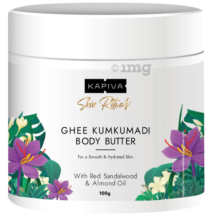 Kapiva Skin Rituals Ghee Kumkumadi Body Butter (100gm Each)