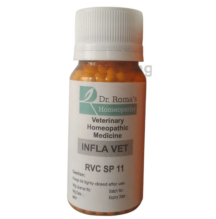 Dr. Romas Homeopathy RVC SP 11 Infla Vet Globules