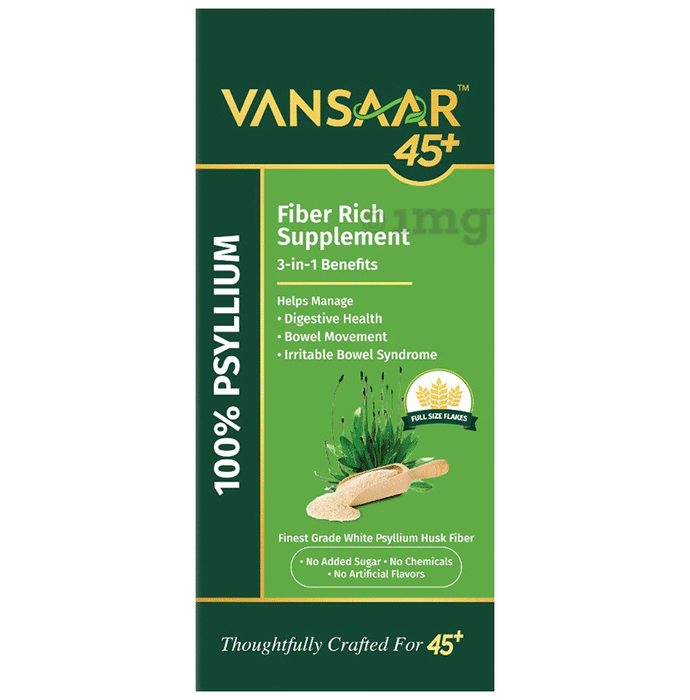 Vansaar 45+ Psyllium Husk Fiber