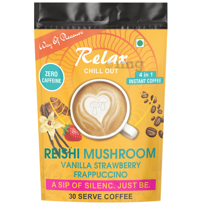 Way Of Pleasure  Reishi Mushroom Coffee  Vanilla Strawberry Frappuccino Powder