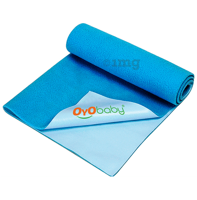Oyo Baby Waterproof Rubber Dry Sheet Medium Firoza