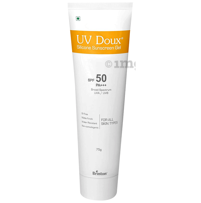 UV Doux Silicone Sunscreen Gel SPF 50 PA+++ | Oil-Free, Matte Finish & Water-Resistant