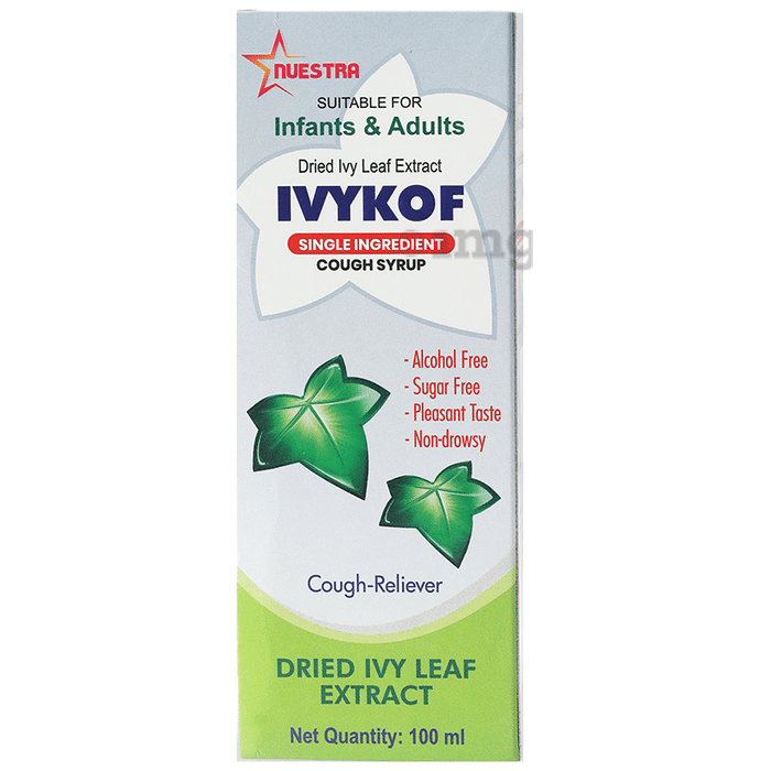 Nuestra Ivykof Single Ingrdient Cough Syrup for Infant & Adult