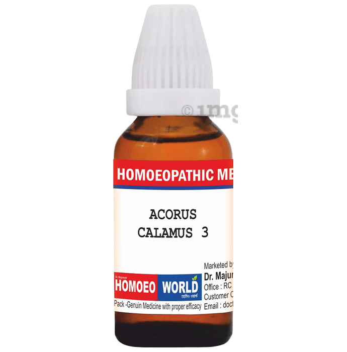 Dr. Majumder Homeo World Acorus Calamus Dilution (30ml Each) 3