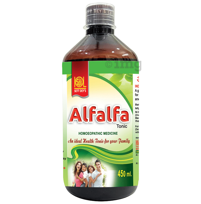 Sett Dey Alfalfa Tonic Buy bottle of 450.0 ml Tonic at best price in