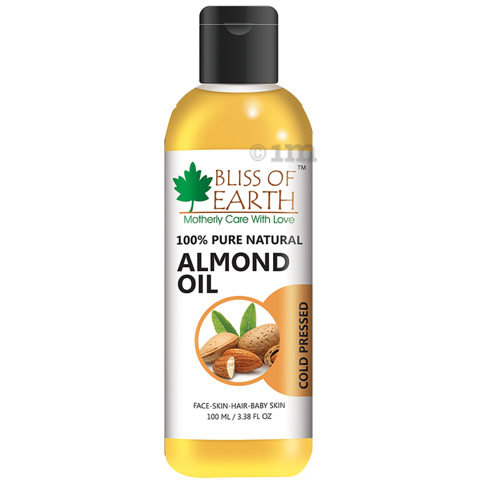 Bliss of Earth 100% Pure Natural Almond Oil