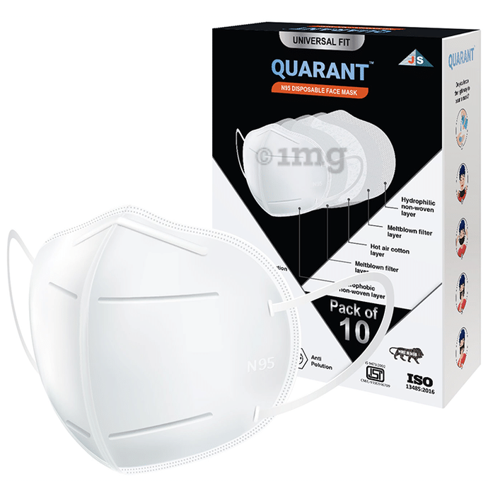 Quarant N95 Disposable Face Mask White