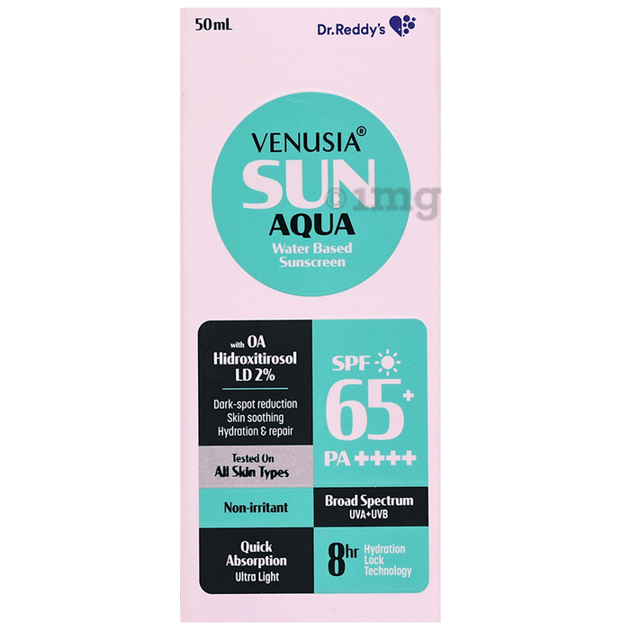 Venusia Sun Aqua Water Based Sunscreen SPF 65+ PA++++