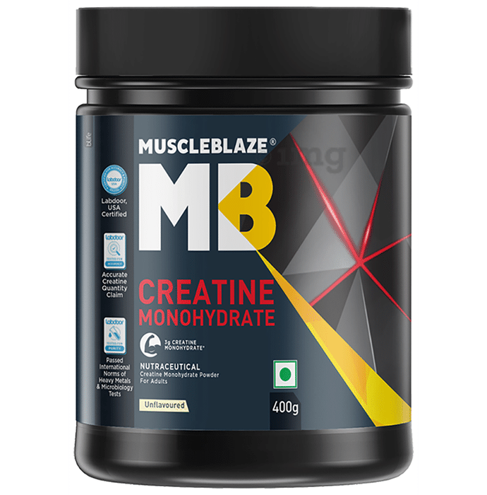 MuscleBlaze MB Creatine Monohydrate | For Muscle Strength, Lean Body Mass & Energy Unflavoured