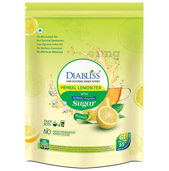 Diabliss Low Glycemic Index Herbal Lemon Tea | Diabetic Friendly
