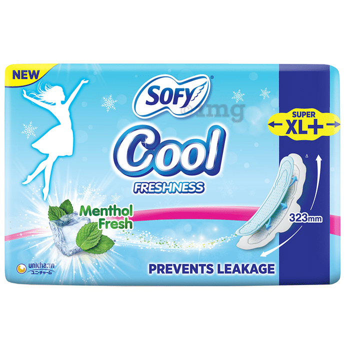 Sofy Cool Freshness Menthol Fresh Sanitary Pad | Size Super XL+
