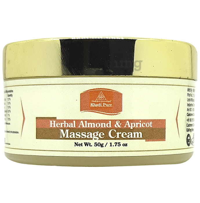 Khadi Pure Almond & Apricot Herbal Massage Cream