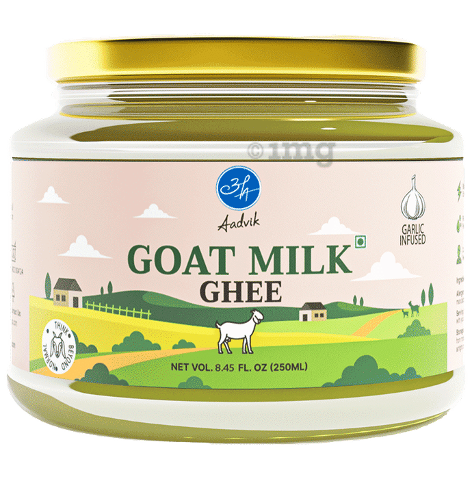 Aadvik Goat Milk Ghee Garlic Infused
