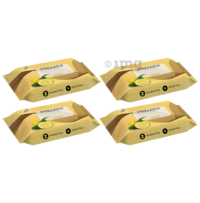 Premier Tissues Lemon Wet Wipe (10 Each)